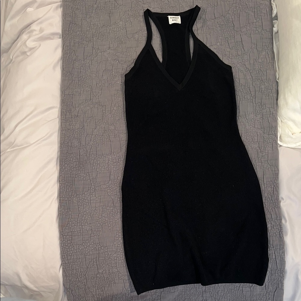 Express Black Sleeveless Dress